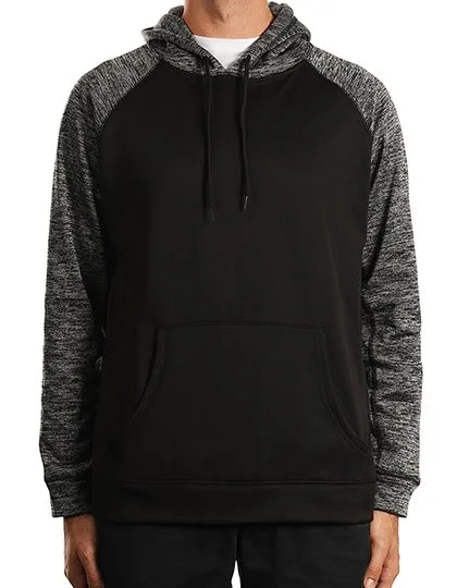 Burnside Pullover Raglan leggero da Uomo con tasca canguro