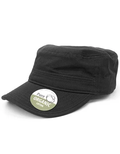 Brain Waves Organic Cotton Army Cap with Velcro Closure