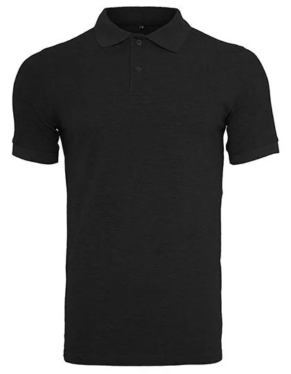 BuildYourBrand Polo Piqué Shirt Slim-Fit Cotton in