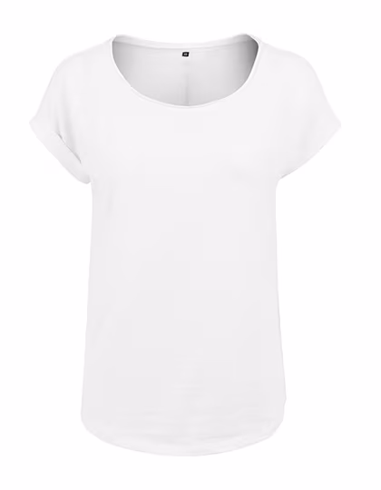 BuildYourBrand Build Your Brand Ladies´ Long Slub Tee White M (BY036), BY036