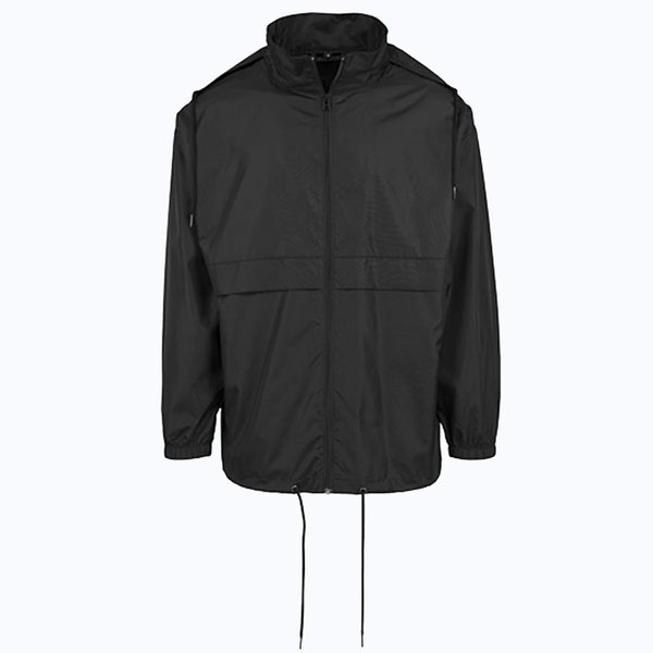 Oversize Windbreaker mit verstaubarer Kapuze