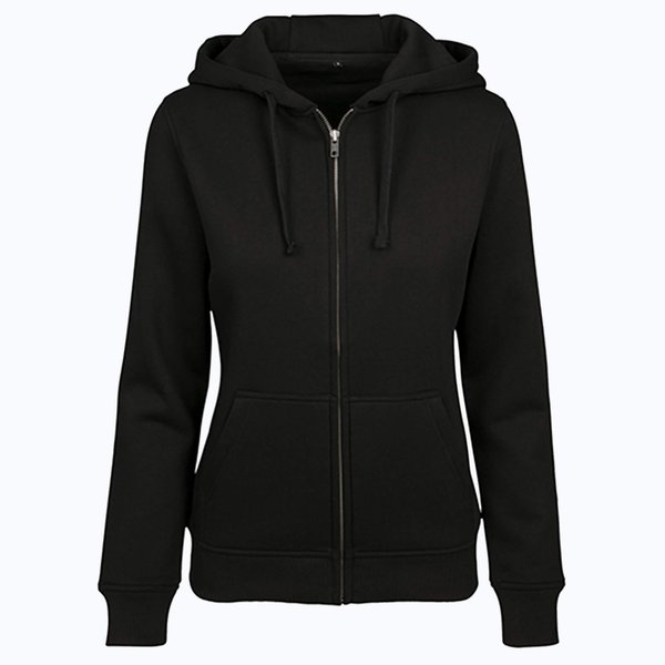 Taillierte Sweatshirt-Jacke mit Fronttasche