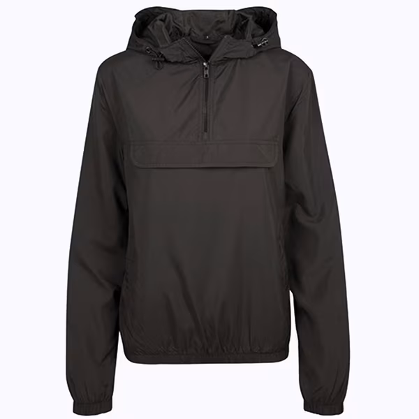 BuildYourBrand Basic Pull Over Jacke, Kapuze für Damen