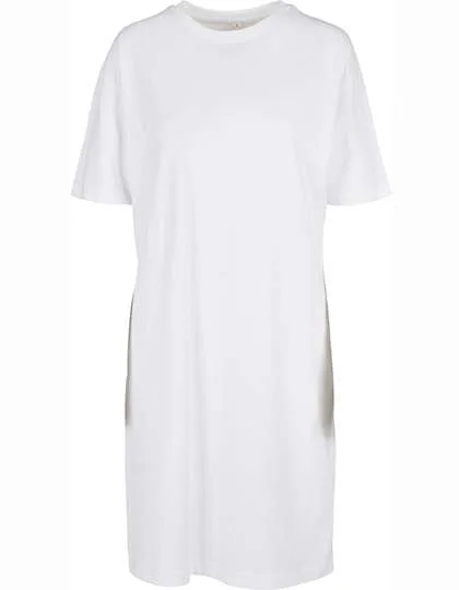 BuildYourBrand Organic Oversized Dress with Slit for Women