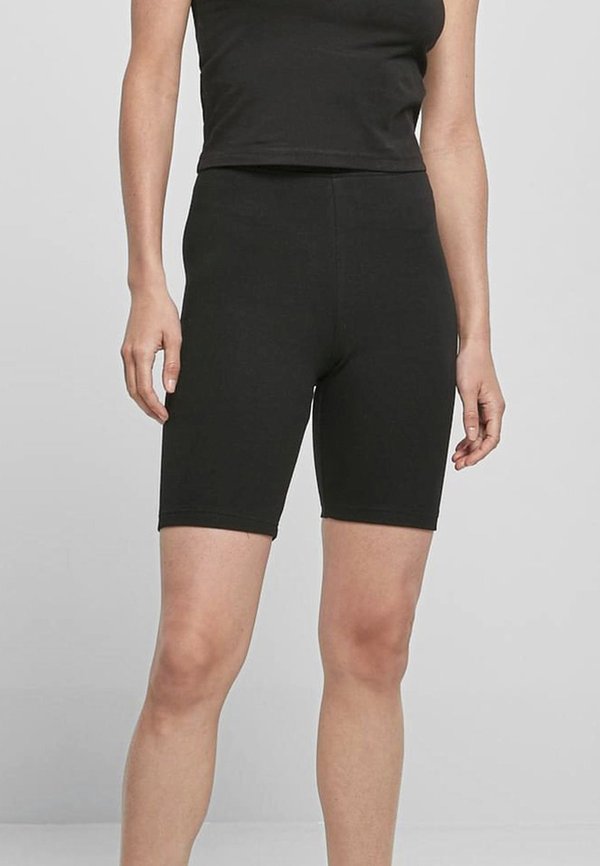 BuildYourBrand High Waist Fahrrad Shorts Schwarz