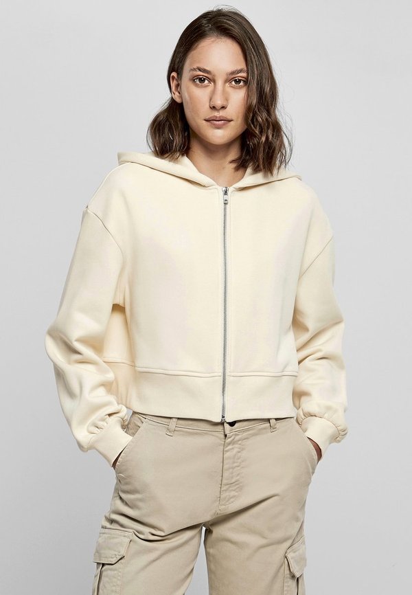 BuildYourBrand Oversized Zip-Jacket mit Kapuze
