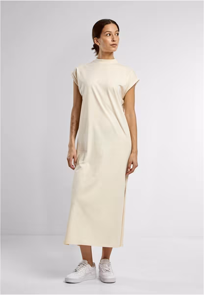 Ladies Long Extended Shoulder Dress