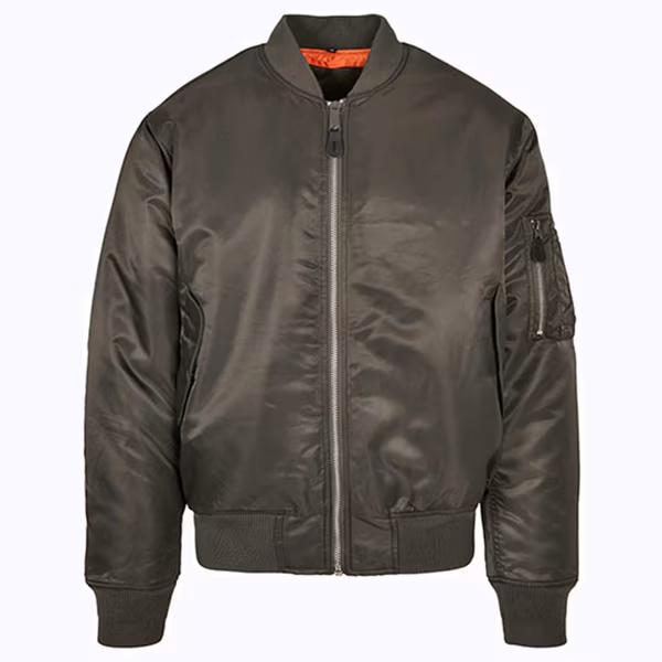 Build Your Brandit MA1 Giacca bomber con fodera interna arancione