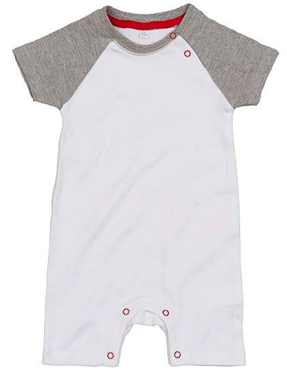 Babybugz Baby Baseball Strampler aus Bio-Baumwolle
