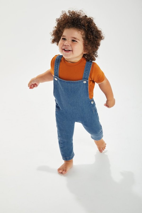 Babybugz Baby Rocks Denim Latzhose aus Baumwolle