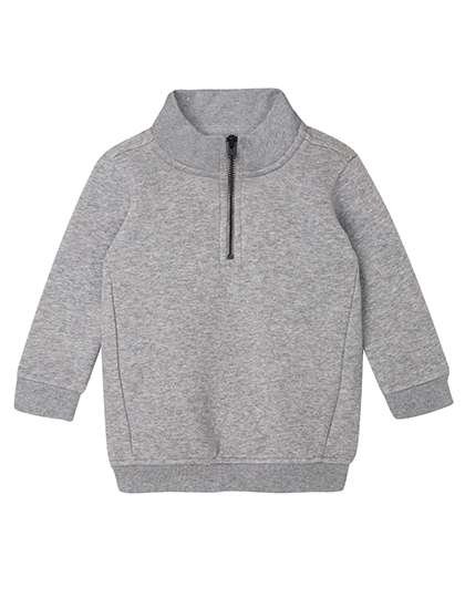 Babybugz Baby Quarter Zip Sweatshirt aus Bio-Baumwolle
