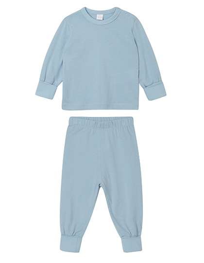Babybugz Bio-Baumwolle Baby Pyjama mit Ripp-Bündchen
