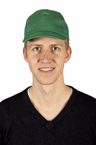 L-merch 5-Panel-Cap mit gebogenem Schirm