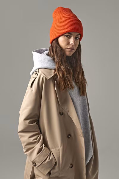 Beechfield Klassischer Deep Cuffed Beanie aus Recyclingpolyester