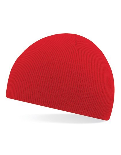 Beechfield Doppellagige Strickmütze in vielen Farben in, Classic Red One Size, CB44