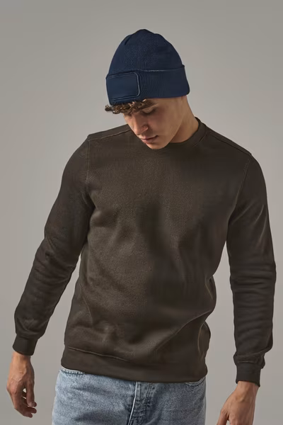 Beechfield Recycling Beanie mit Baumwoll-Patch