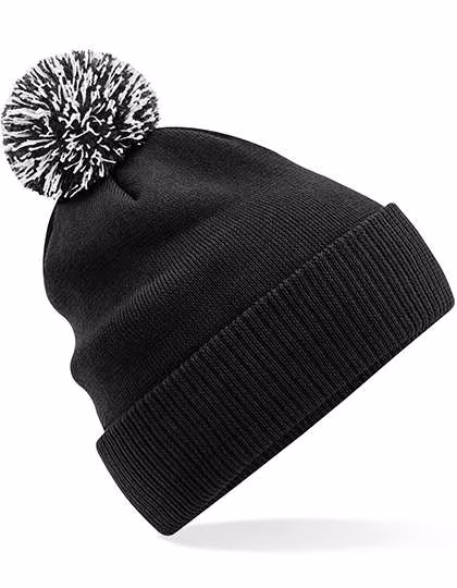 Beechfield Recycelte Snowstar Beanie mit Bommel