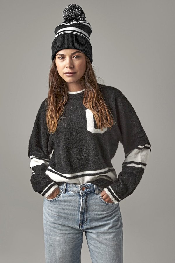 Beechfield Gestreifte Beanie aus Recycling-Polyester