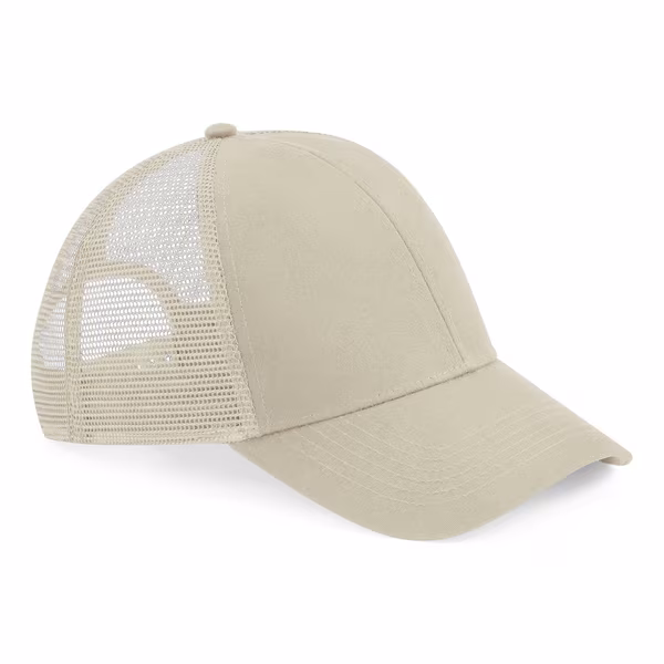 Beechfield Bio-Baumwoll Trucker Cap mit Mesh