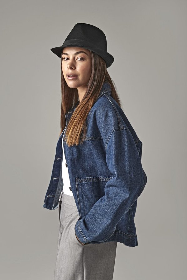 Beechfield Fedora-Hut aus Polyester-Baumwoll-Mix
