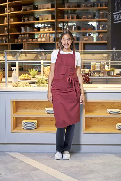 CG Workwear Schürze Verona 90 aus Bio-Baumwolle