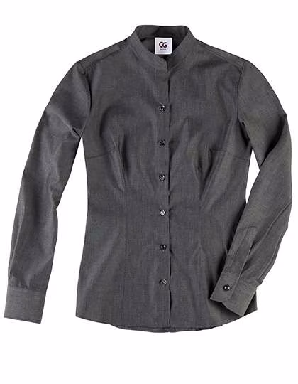 CG Workwear Damenbluse Pacentro Slim Fit Meliert