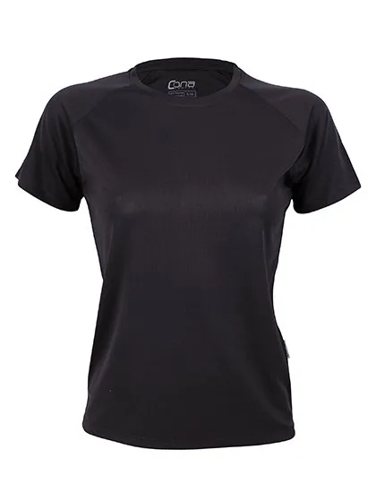 CONA SPORTS Ladies´ Rainbow Tech Tee Anthracite XS (CN130)