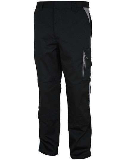 Carson Contrast Contrast Work Pants Black/Grey 25 (CR480)