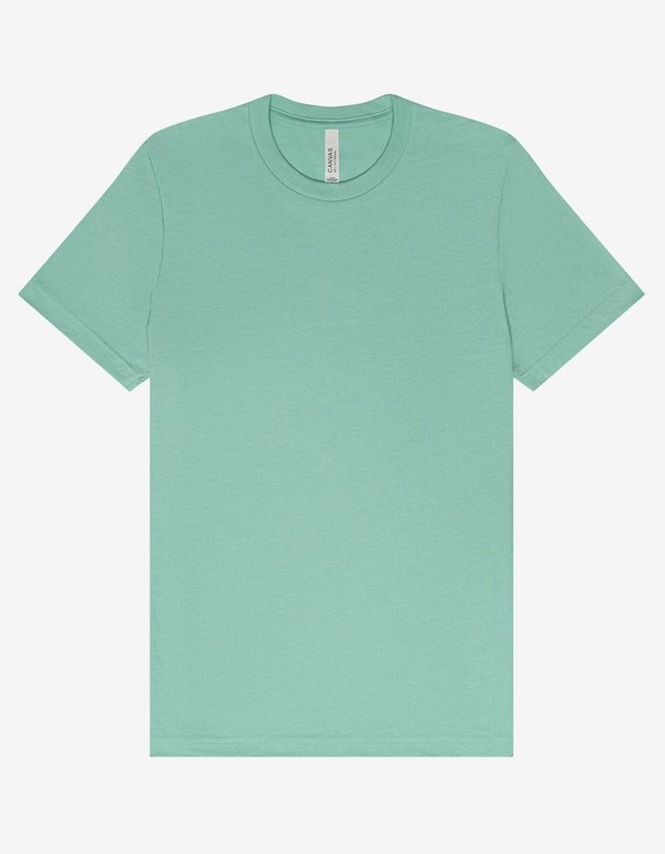 Canvas Heather CVC T-Shirt mit Seitennaht