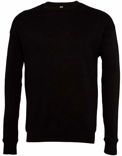 Canvas Felpa Sponge Fleece con spalle scese