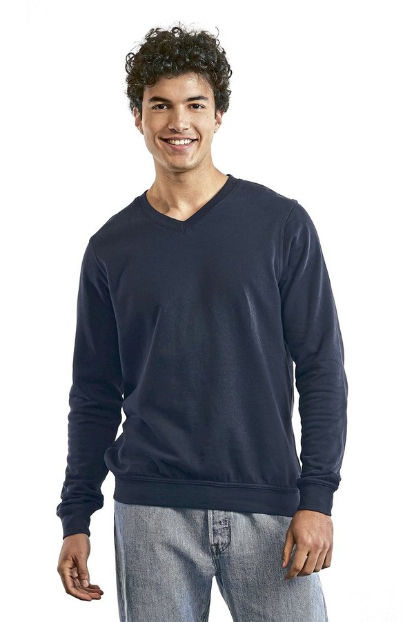 Promodoro V-Ausschnitt Pullover aus Baumwolle für Herren