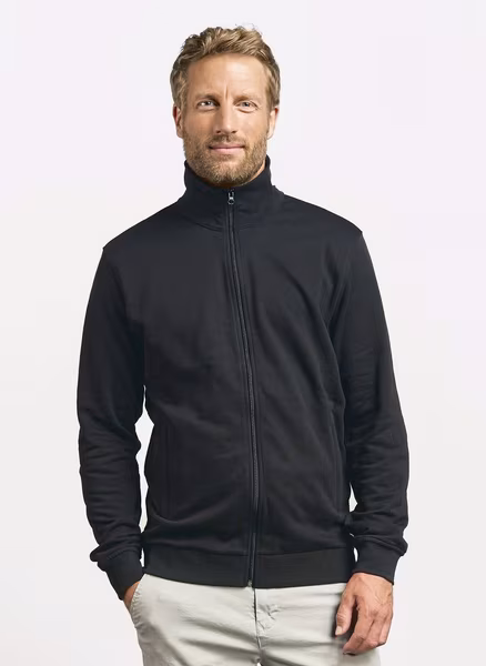Herrenjacke mit Stehkragen und Reißverschluss
