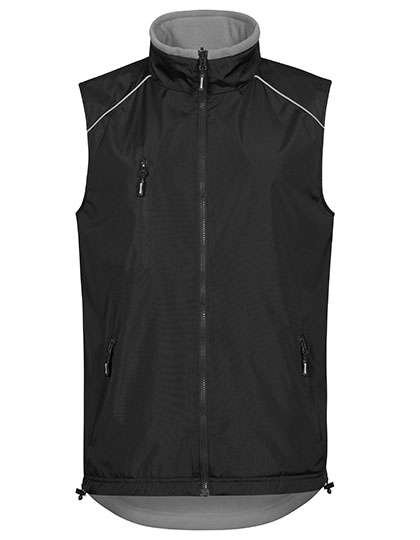 Promodoro Men´s Reversible Vest C? Black/Steel Gray S (E7200)
