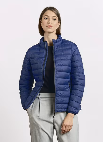 Promodoro Veste Matelassée avec Col Officier pour Femme
