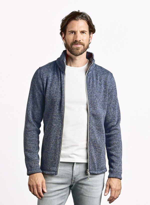 Promodoro Strickfleece-Jacke mit Stehkragen