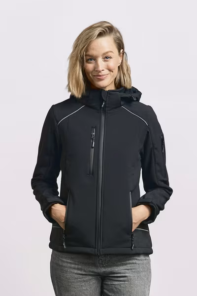 Promodoro Veste Softshell avec Capuche Amovible pour Femme