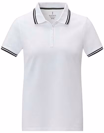 Elevate Life Damen-Polo Amarago mit Kontraststreifen