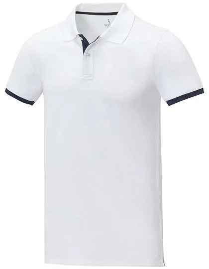Elevate Life Polo Morgan avec Détails Contrastés pour Homme