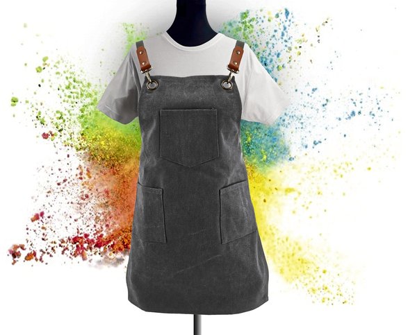 Exner Kinderlatzschürze Canvas mit Taschen