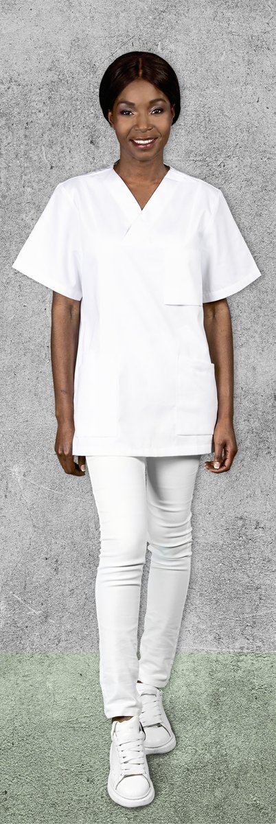 Exner Unisex Schlupfkasack. Soft Touch White XS (EX299)