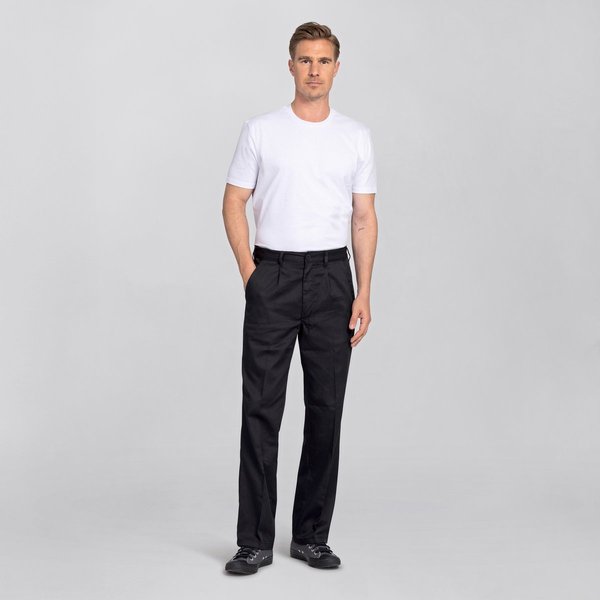 Exner Kochhose mit Bundfalte und Taschen