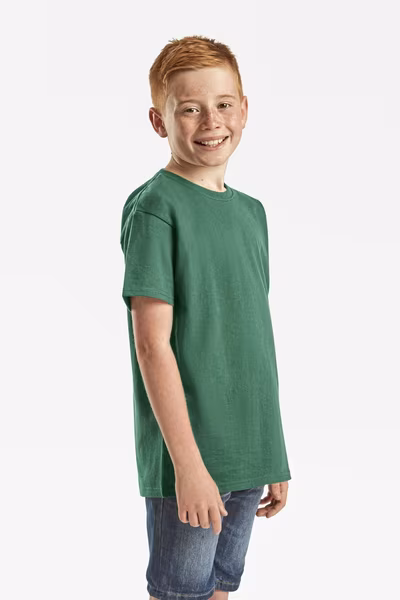 Fruit of the Loom Iconic 195 T-Shirt aus Baumwolle für Kinder