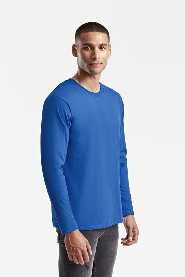 Fruit of the Loom Ikonisches Langarm-T-Shirt 195 Baumwolle