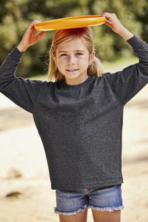 Fruit of the Loom Langarm T-Shirt 100% Baumwolle für Kinder in, 104 (F240K