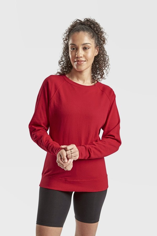 Fruit of the Loom Lightweight Raglan Sweatshirt 240 g/m² für Damen