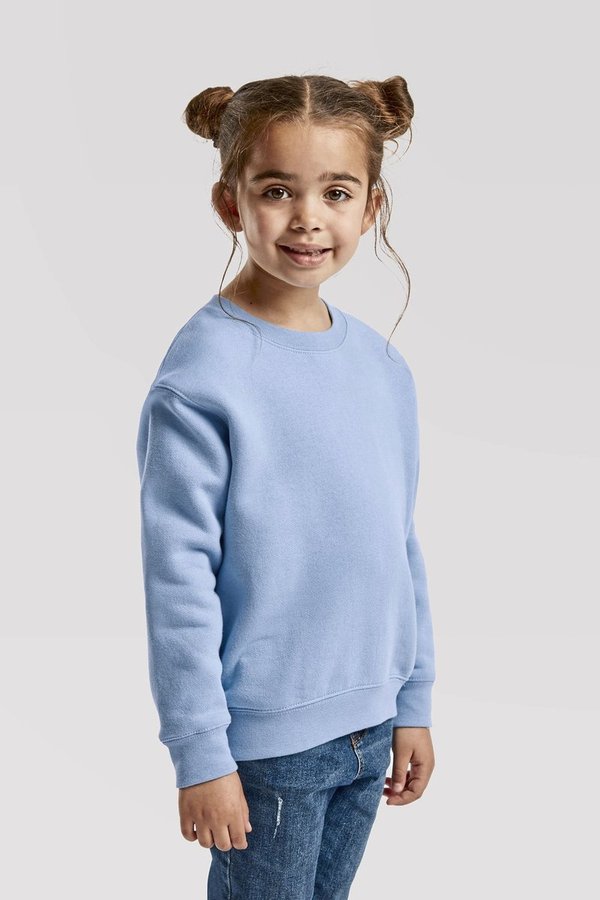 Fruit of the Loom Premium Sweatshirt mit Rundhals für Kinder
