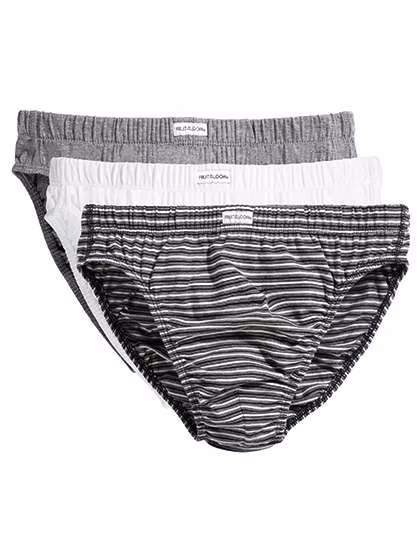 Fruit of the Loom Slips Classiques Pack de 3 Coton
