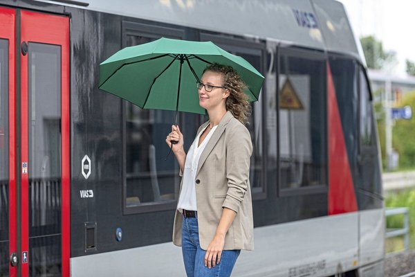 FARE Mini-Topless-Taschenschirm mit Windproof-Funktion