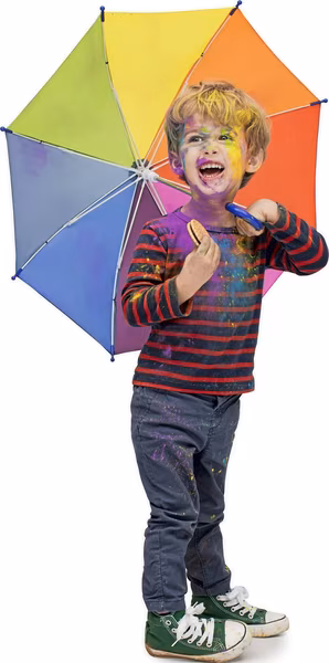 FARE Parapluie Canne Coloré avec Système Windproof