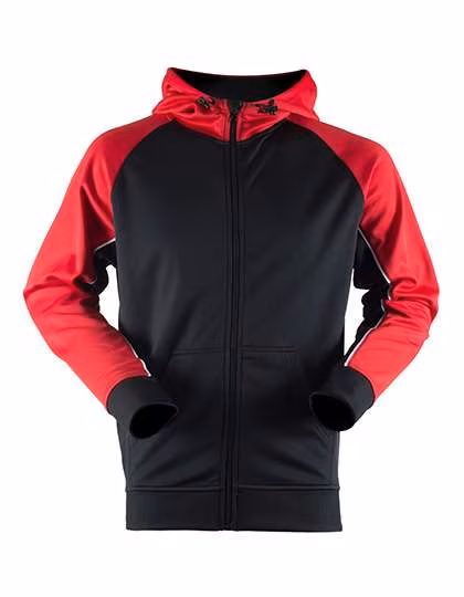 Finden+Hales Panelled Sports Hoodie mit Raglan-Ärmeln